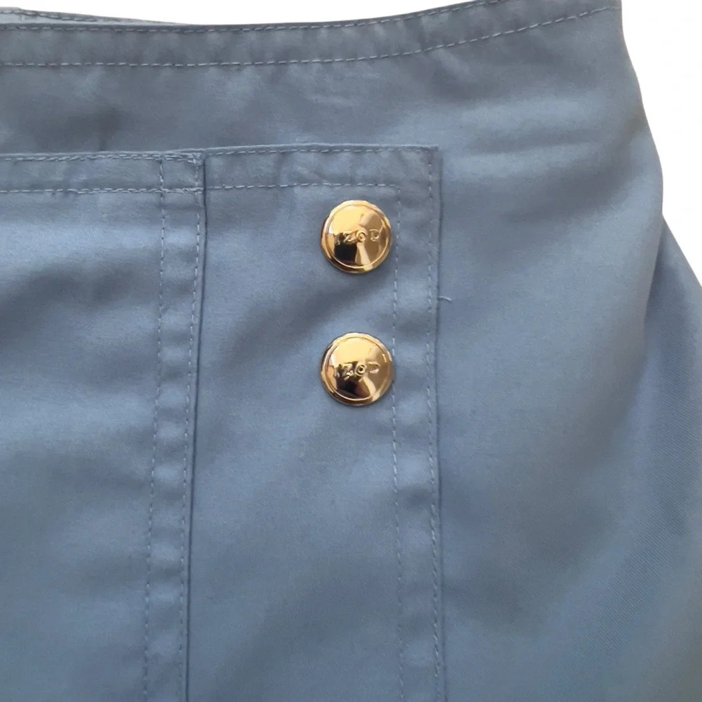 Izod Xtra Dry Blue Sports Skort w Side Zipper and Pocket - Picture 2 of 9
